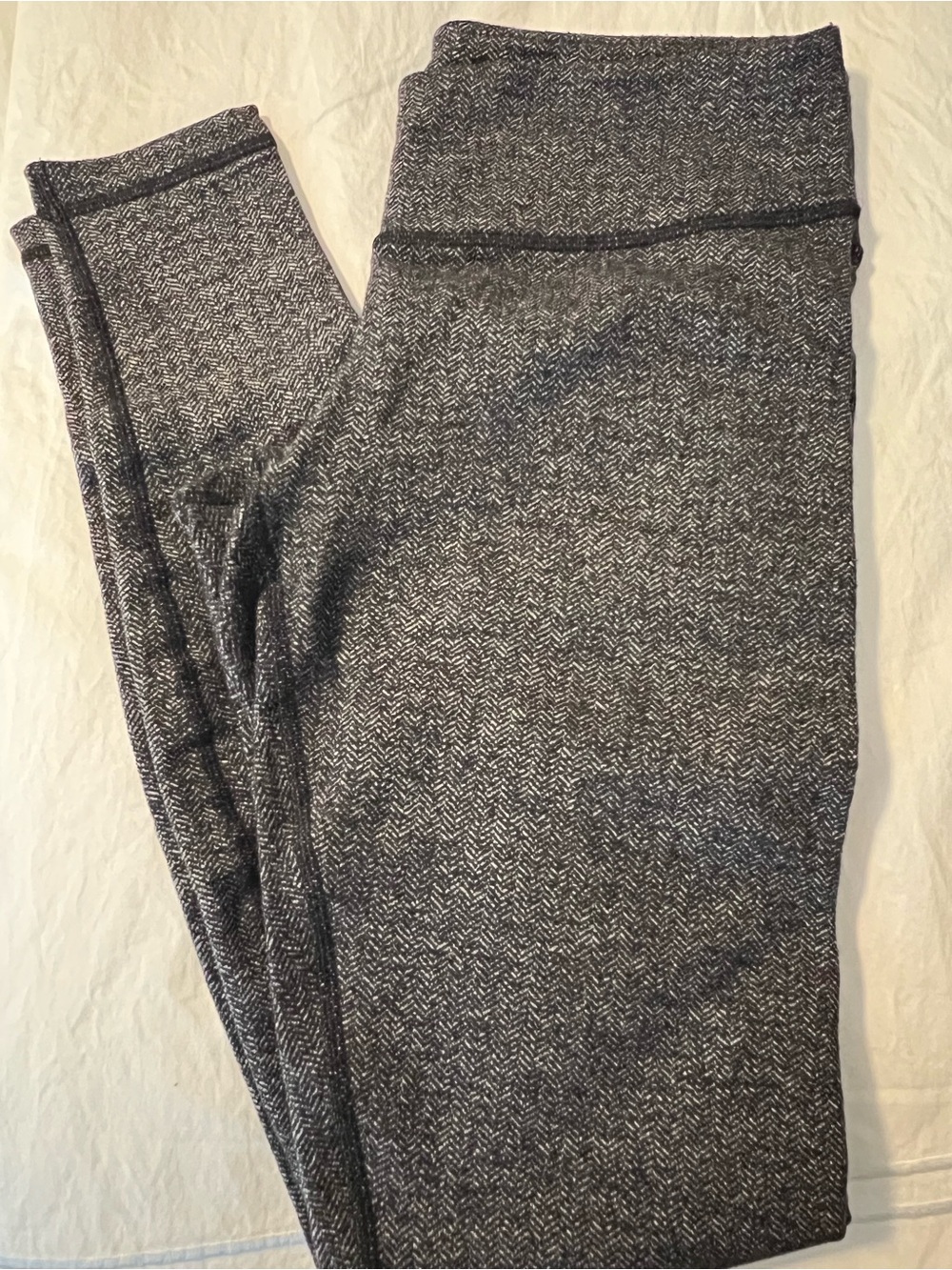 Lululemon Wunder Under Leggings Size 6 Herringbone